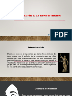 Violacion de La Constitucion