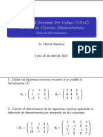 Guia de DeterminanteUNAC