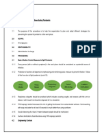 SOP For Safe Work Place Guidelines During Pandemic