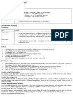 EC480D - Pump, Maintenance Standard