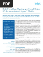 Build 5g Radios With Agilex Fpgas White Paper