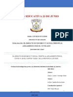 Proyecto de Grado Estudio de Caso Impacto Economico y Social Por Aislamiento Covid19 en El Canton Baba Provincia Los Rios