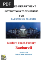 Tender Conditions MCF