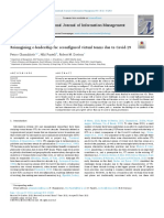 Chamakiotis Et Al. (2021) - Reimagining E-Leadership For Reconfigured Virtual Teams Due To Covid-19