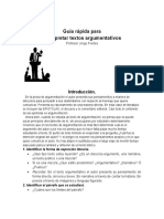 Guía Rápida de Interpretacion de Textos Argumentativos 2