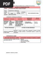 SESIÓN DE APRENDIZAJE Aumentativo