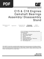 C15 and C18 Engines Camshaft Bearings Assembly and Disassembly Stand