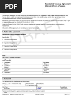 Rental - Lease Agreement