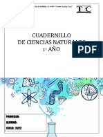 2022-4-28 - Normal Tomás Godoy Cruz - Ciencias Naturales - Cuadernillo 2022 Normal