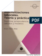 Indemnizaciones Laborales. Teoria y Practica. Sergio Adrian Arce