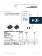 Product Summary General Description: 30V P-Channel MOSFET