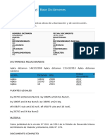 Dictamen 4490-16 Sobre Atribuciones Del DOM para Otorgar PE - Solo Normas Urbanisticas