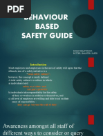 Behaviour Based Safety Guide: Doing What We Do Better, Smarter, Safer