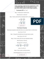 Factoring of Polynomials