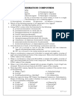 Coordination Compounds Final Revision