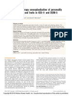 Schema Therapy Conceptualization of Personality Functioning and Traits in ICD 11 and DSM 5