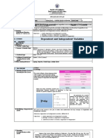 Dependent and Independent Variables: Department of Education