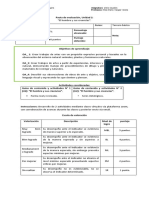 Pauta de Evaluación I (U2) Artes Tercero