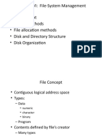 Unit VI File Management