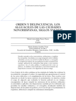 PAZOS y SARABIA. Orden y Delincuencia. Los Alguaciles (... ) Novohisp.