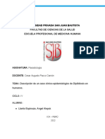 Descripción de Un Caso Clínico-Epidemiológico de Dipilidiosis en Humanos.