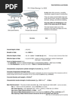 0 1 Reinforced Concrete Slab Design EC2