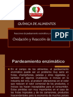 Reacciones de Pardeamiento Enzimático y No Enzimático