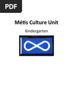 Kindergarten-Métis Culture Unit