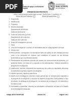 Formato Presentacin de Proyecto de Tesis - Posgrado