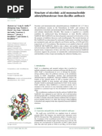 Structure of Nicotinic Acid Mononucleotide Adenylyltransferase From Bacillus Anthracis