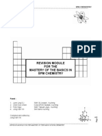 SPM Chemistry Revision Module On The Basics