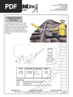 SELF FEED Rail Drill