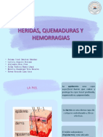 Heridas, Quemaduras, Hemorragias