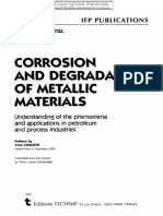 Corrosion and Degradation OF: Metallic Materials