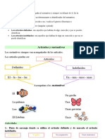 Sustantivos + Articulos