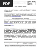 Aviso Convocatoria LICITACIÓN PÚBLICA #LP-001-2022 LP-001-2021