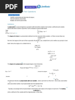 1.6: Polynomials and Their Operations: Definitions