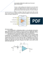 Name of The Experiment-Design & Simulation of Differentiator Amplifier Using 741 Op-Amp IC. Instrument/ Components Required - Proteus Simulator. Theory