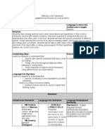 Biliteracy Unit Framework