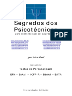 Fdocuments - Ec - Segredos Dos Psicotecnicos b3 Testes de Personalidade Efn Esavi