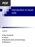 Introduction To Bluet Ooth