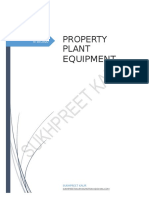 Property Plant Equipment: Sukhpreet Kaur