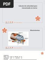 Calculo de Velocidad en Torno