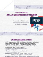 KFC in International Market: Presentation On