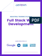 Full Stack Web Development Syllabus