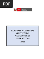 Plan Comité de Gestion Operativa 2022