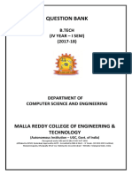 IV B.Tech I Sem Question Bank 2017-18