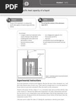 A2 Physics Practicals 56873595 Practical 10 Specific Heat Capacity of A Liquid