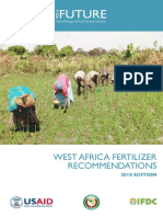 West Africa Fertilizer Recommendations: 2018 Edition