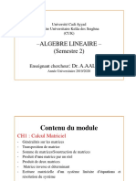 Algèbre Cours